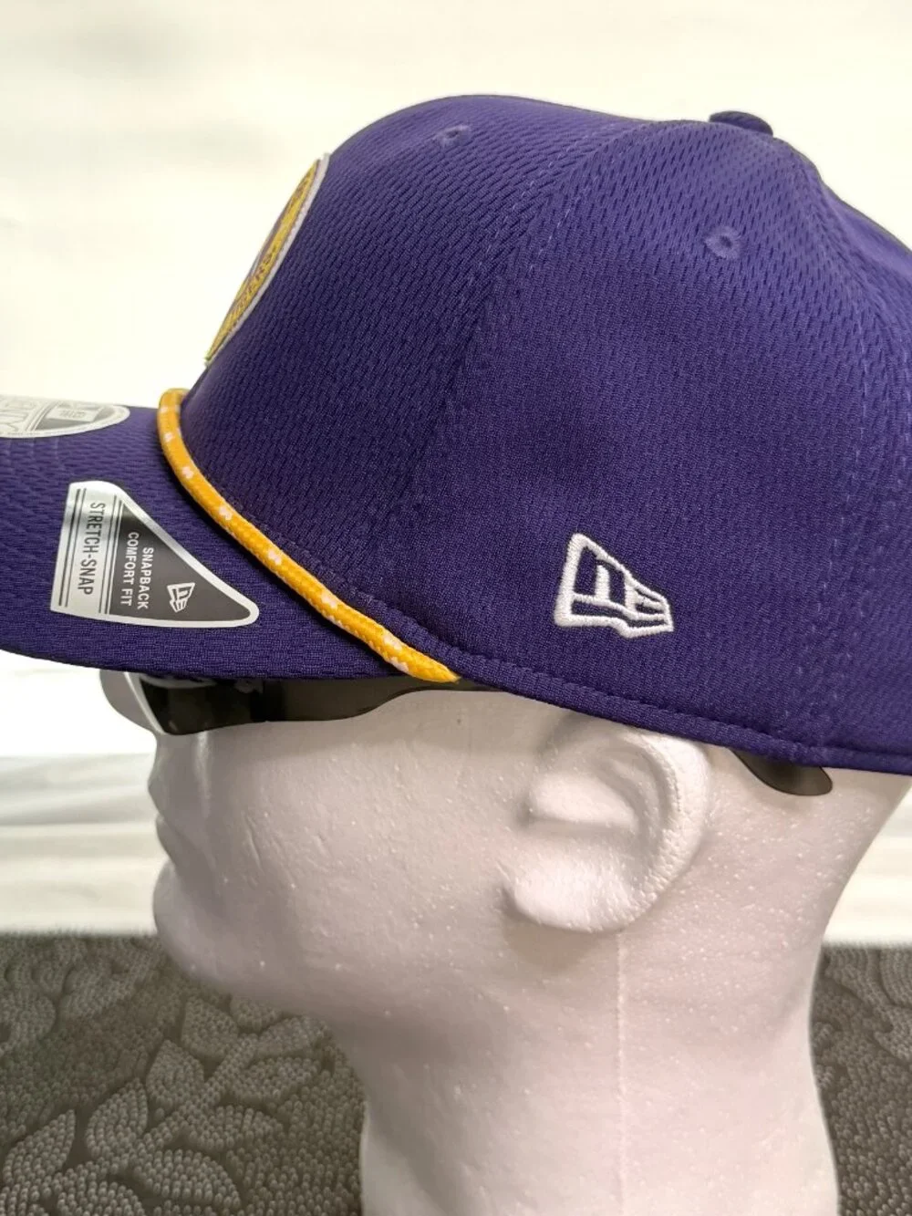 New Era LSU Tigers 9SEVENTY Stretch-Snap Rope Cap/Hat